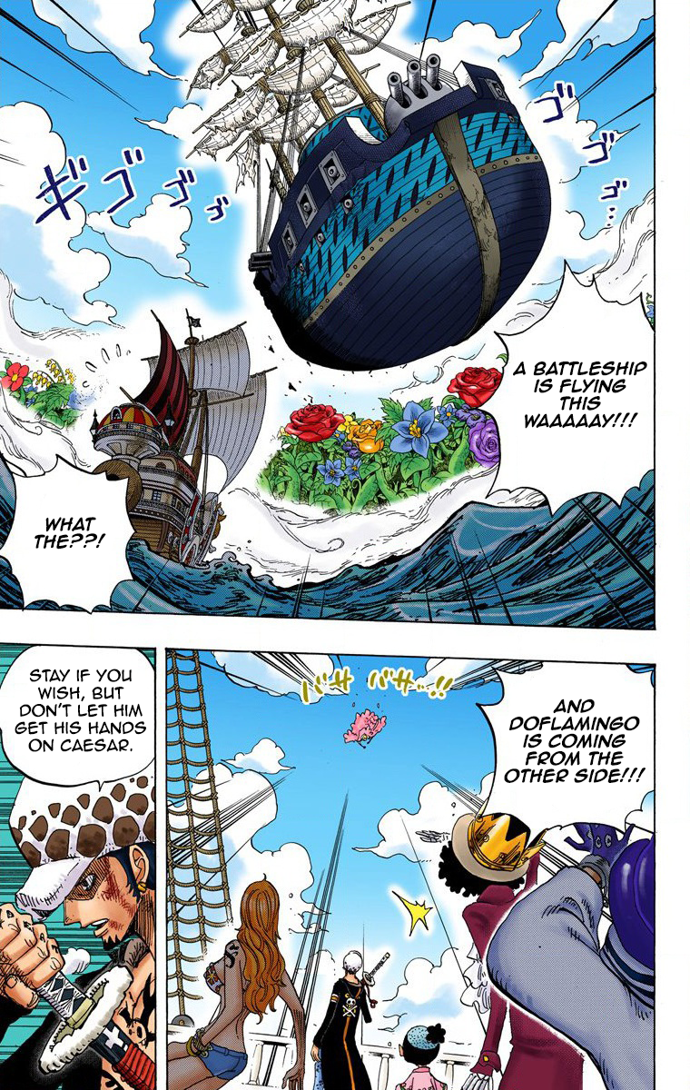 One Piece (Official Colored) Chapter 724 page 14 - 