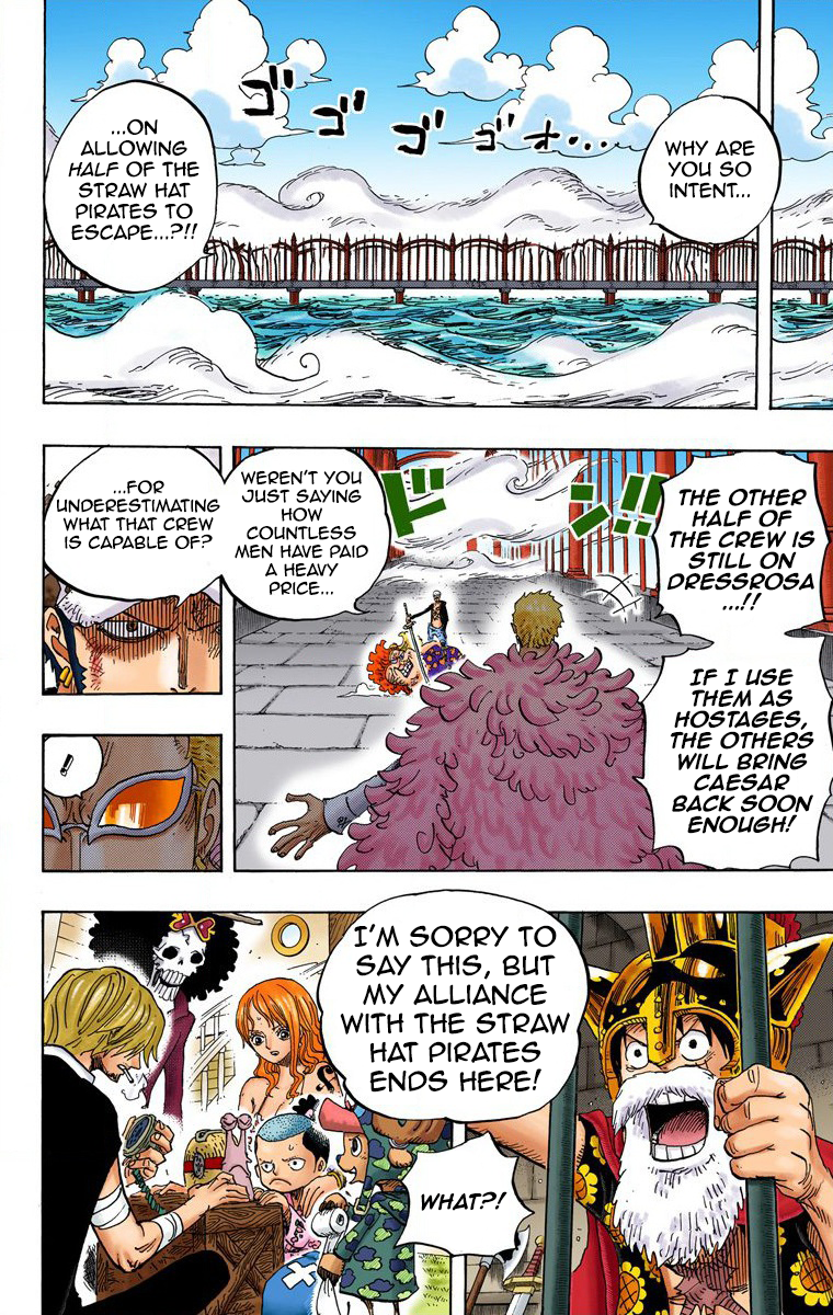 One Piece (Official Colored) Chapter 724 page 19 - 