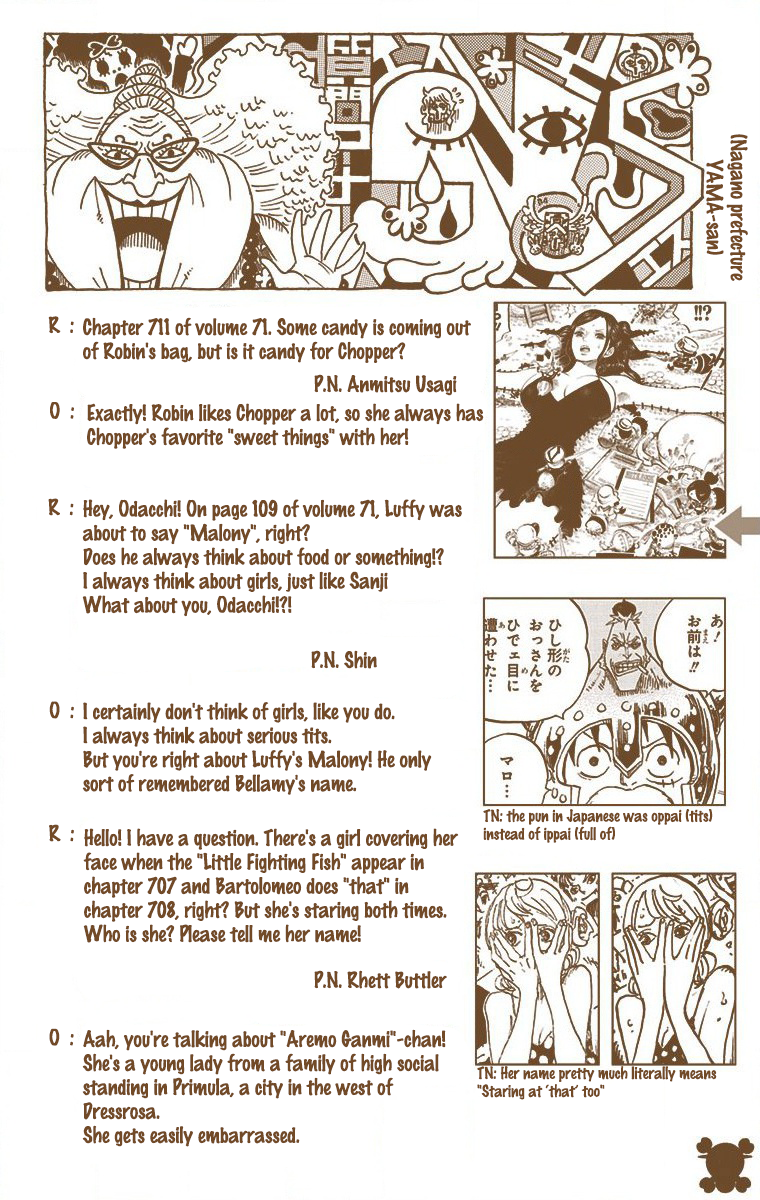 One Piece (Official Colored) Chapter 724 page 21 - 