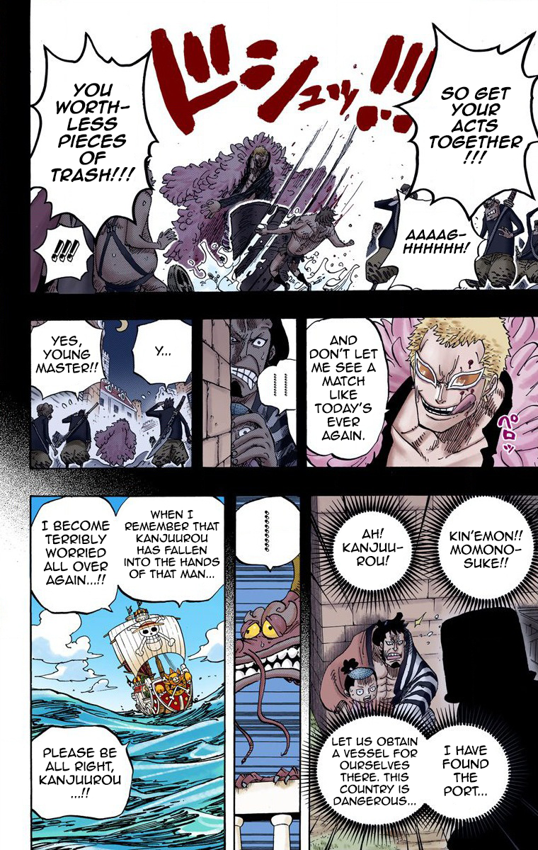 One Piece (Official Colored) Chapter 725 page 6 - 