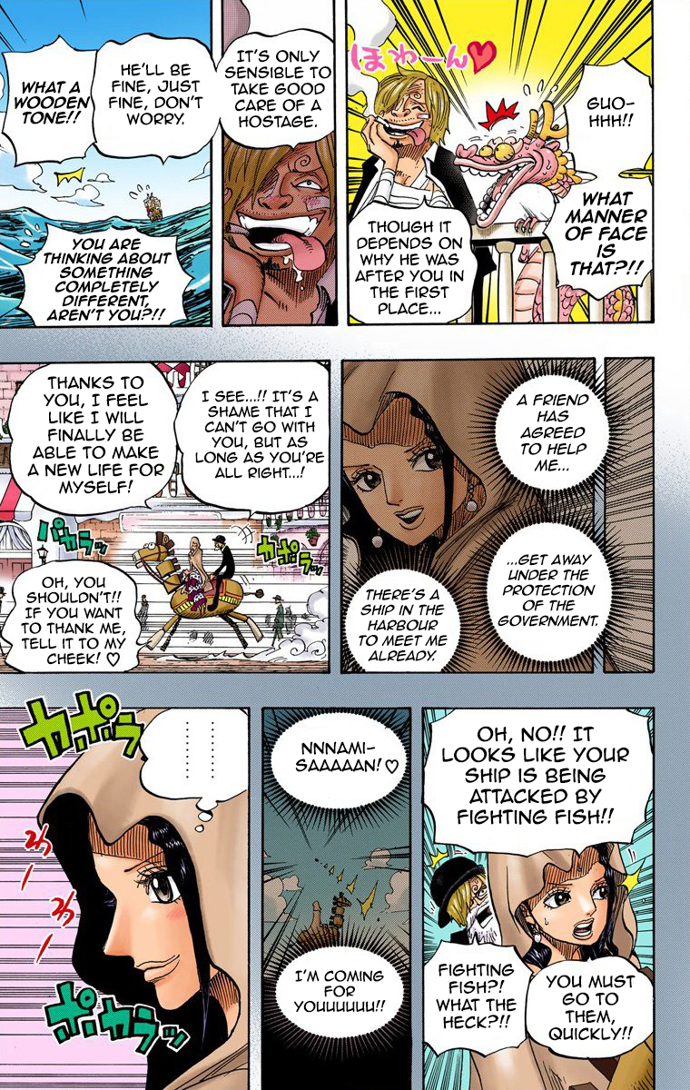 One Piece (Official Colored) Chapter 725 page 7 - 