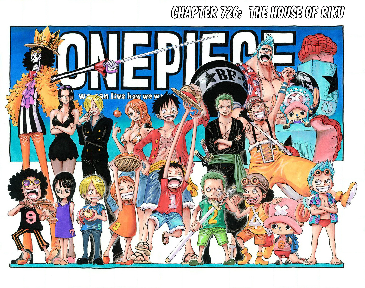 One Piece (Official Colored) Chapter 726 page 2 - 