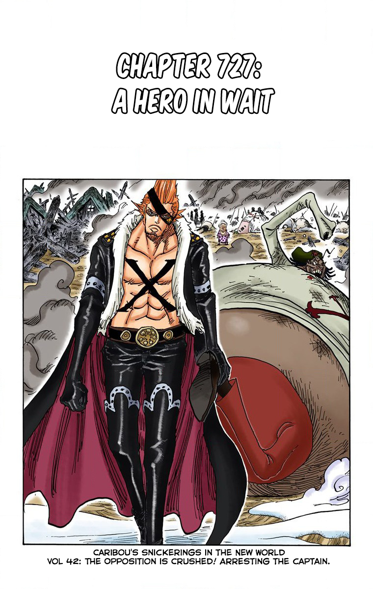 One Piece (Official Colored) Chapter 727 page 2 - 