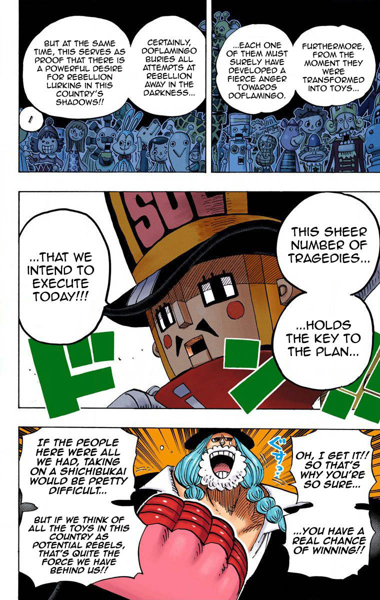 One Piece (Official Colored) Chapter 728 page 15 - 