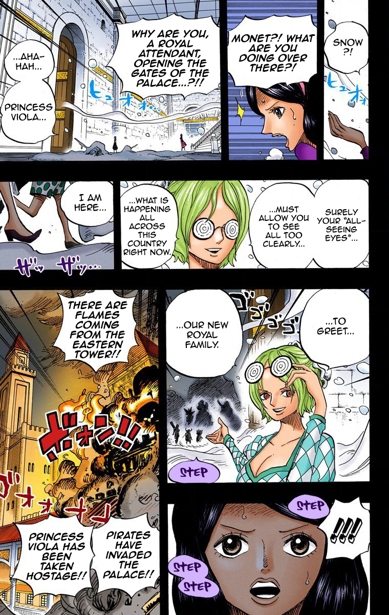 One Piece (Official Colored) Chapter 728 page 4 - 