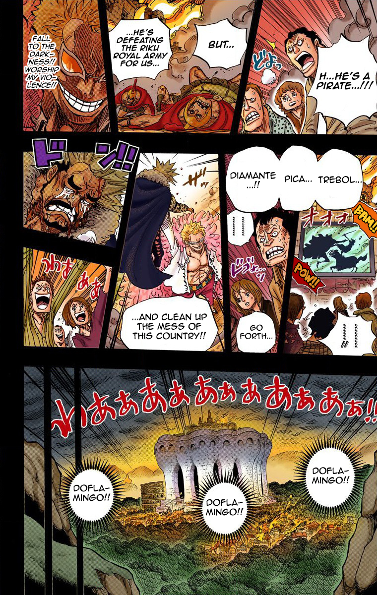 One Piece (Official Colored) Chapter 728 page 9 - 
