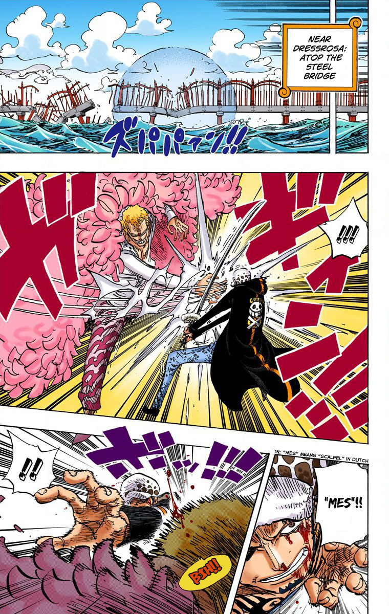 One Piece (Official Colored) Chapter 729 page 4 - 