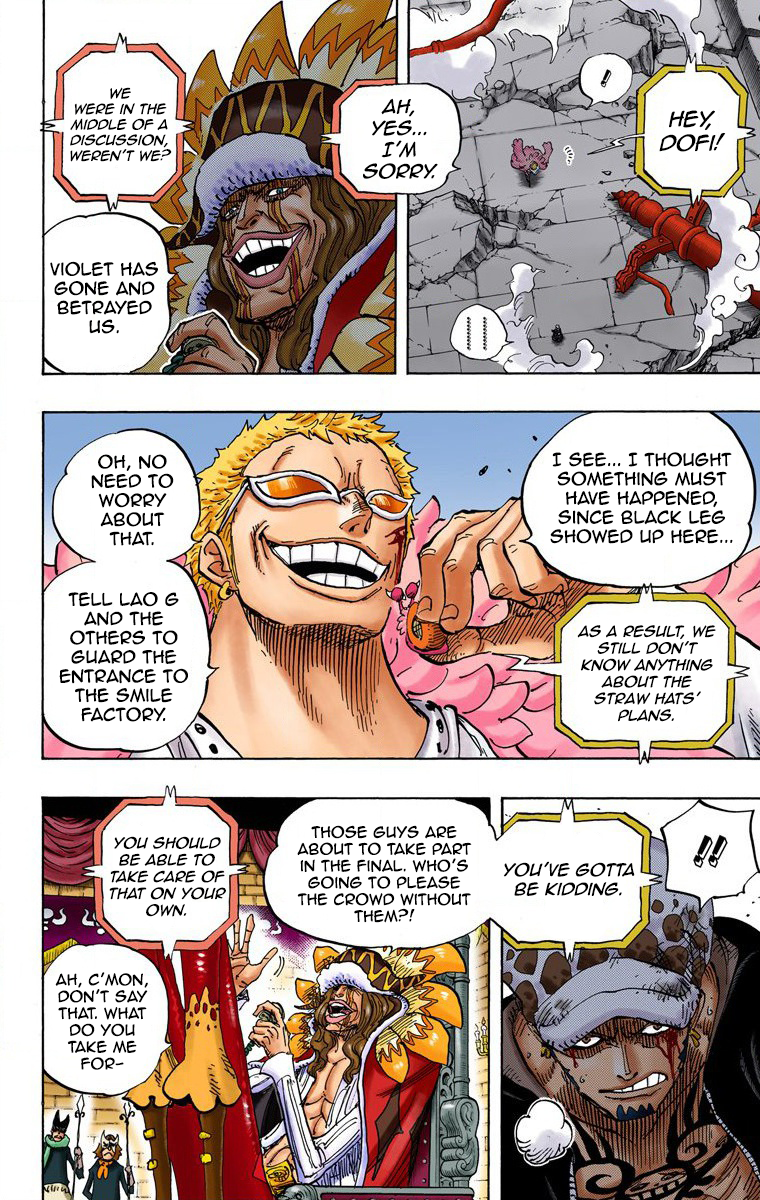 One Piece (Official Colored) Chapter 729 page 7 - 