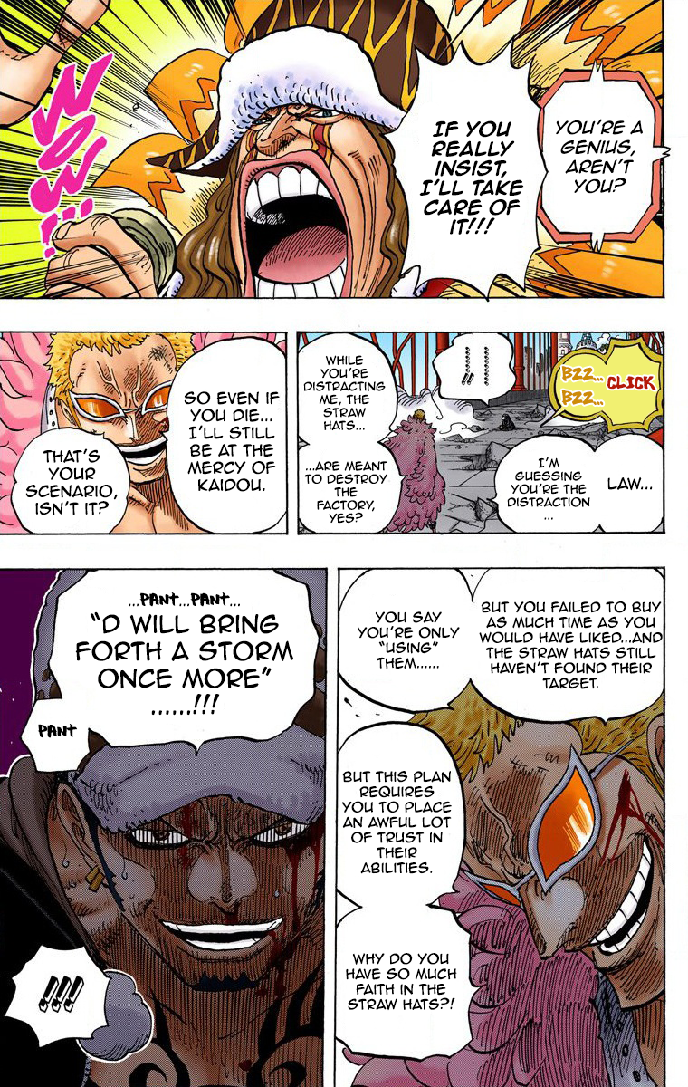 One Piece (Official Colored) Chapter 729 page 8 - 