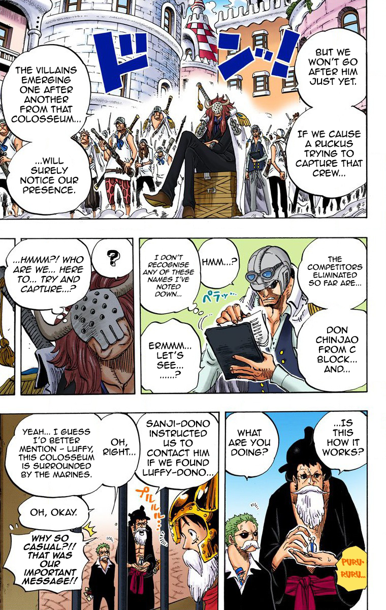 One Piece (Official Colored) Chapter 729 page 10 - 