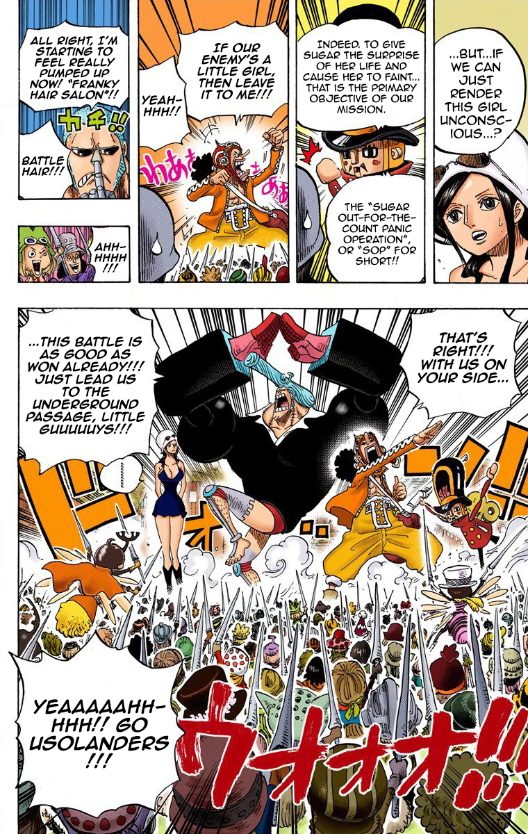 One Piece (Official Colored) Chapter 731 page 11 - 
