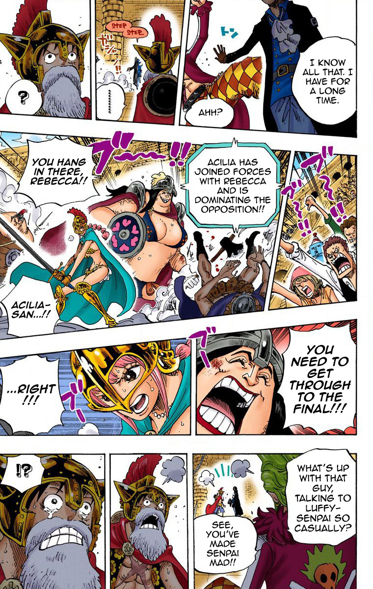 One Piece (Official Colored) Chapter 731 page 16 - 