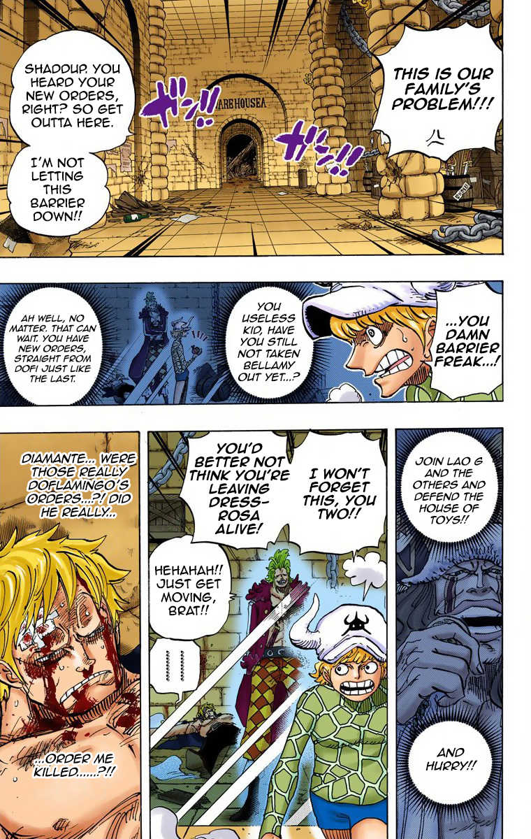 One Piece (Official Colored) Chapter 731 page 4 - 