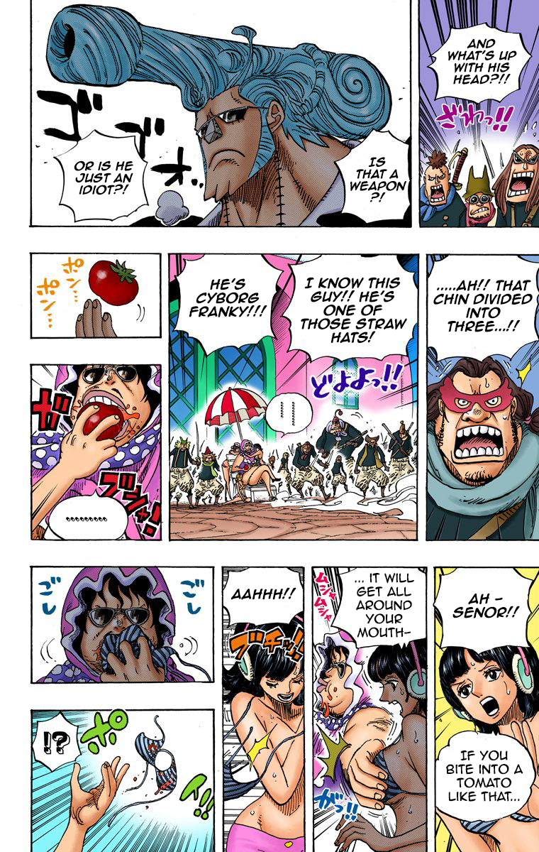 One Piece (Official Colored) Chapter 732 page 12 - 