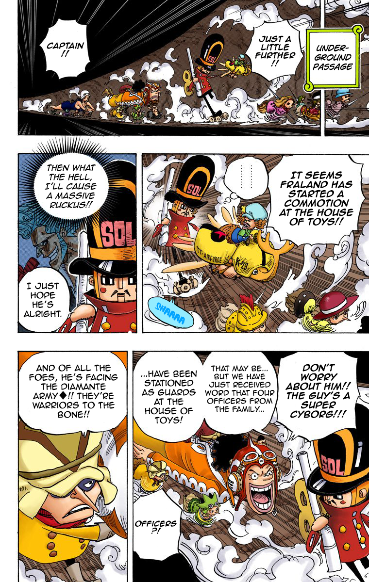 One Piece (Official Colored) Chapter 732 page 18 - 