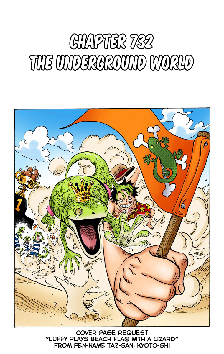One Piece (Official Colored) Chapter 732 page 7 - 