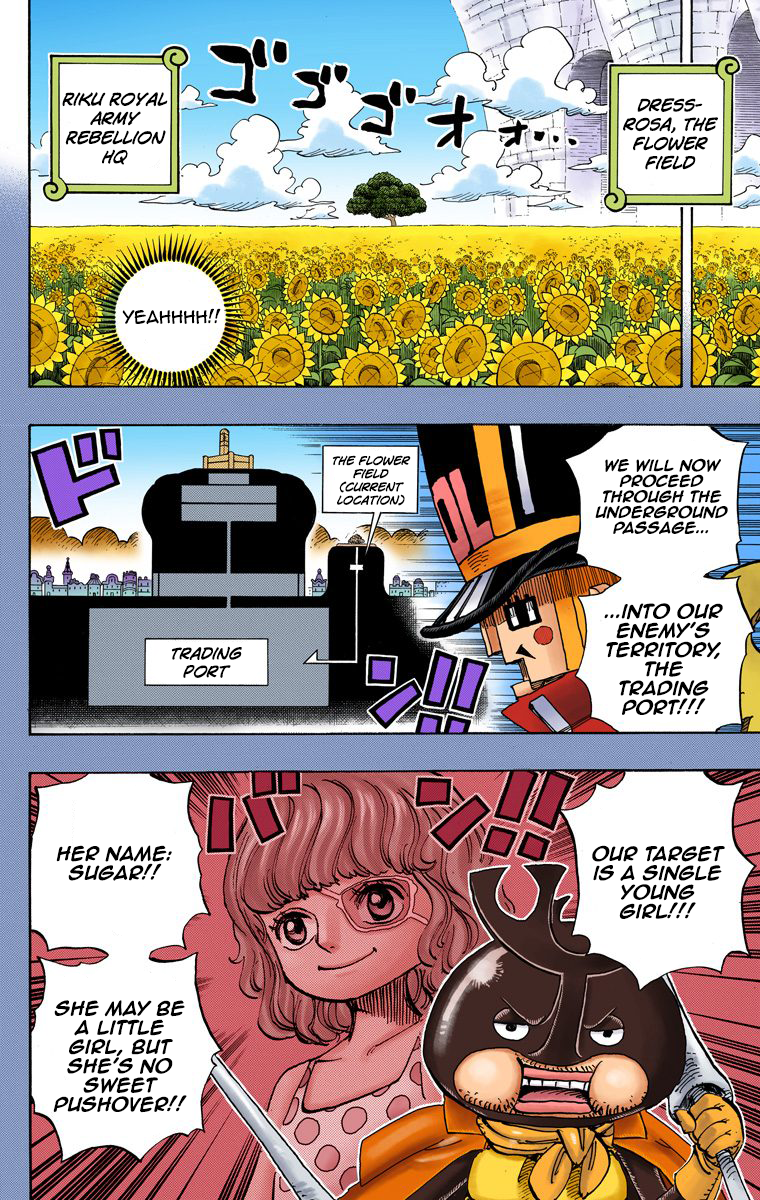 One Piece (Official Colored) Chapter 732 page 8 - 