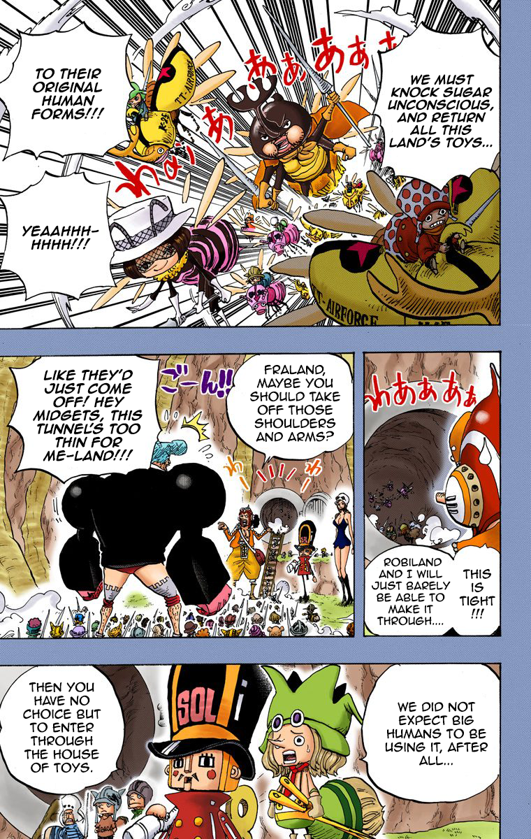 One Piece (Official Colored) Chapter 732 page 9 - 