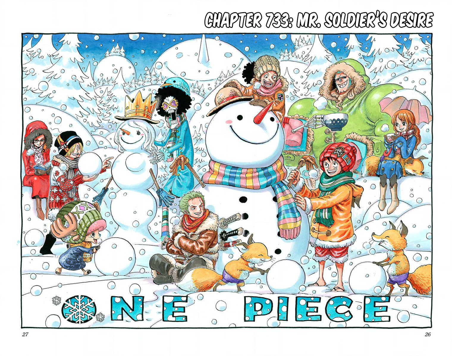 One Piece (Official Colored) Chapter 733 page 2 - 