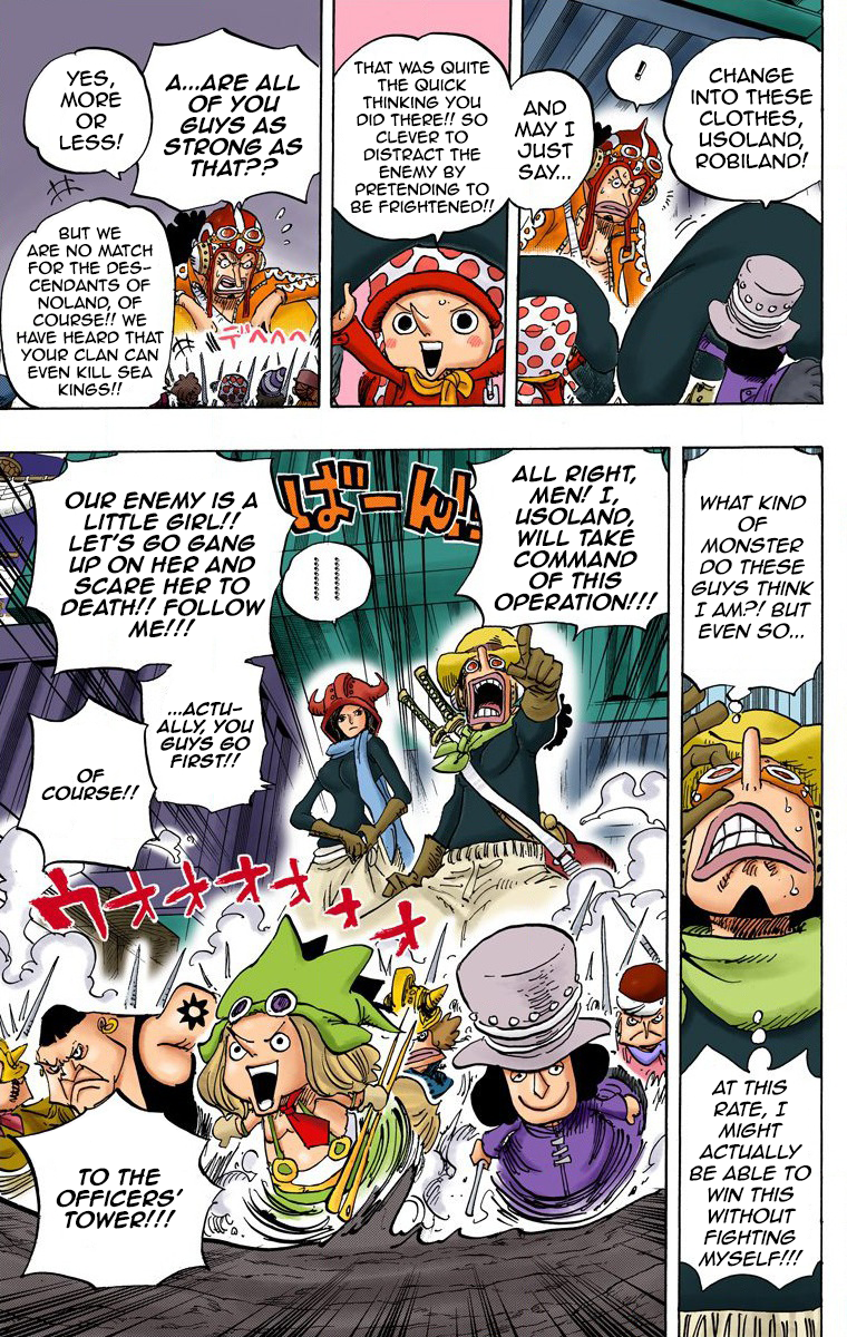One Piece (Official Colored) Chapter 733 page 12 - 