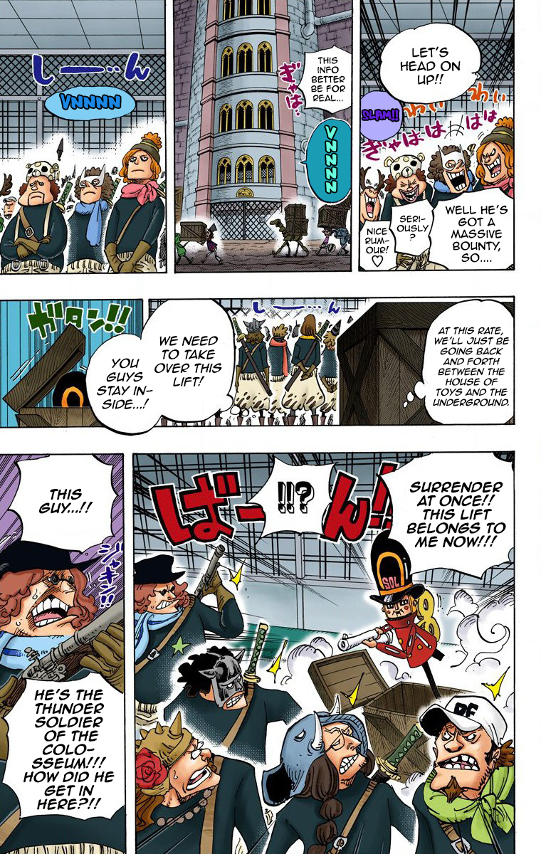One Piece (Official Colored) Chapter 733 page 14 - 