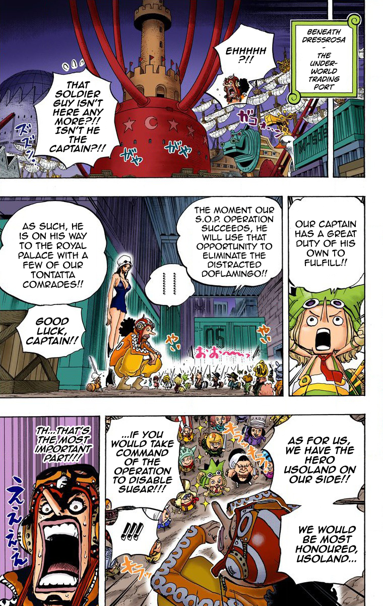 One Piece (Official Colored) Chapter 733 page 8 - 