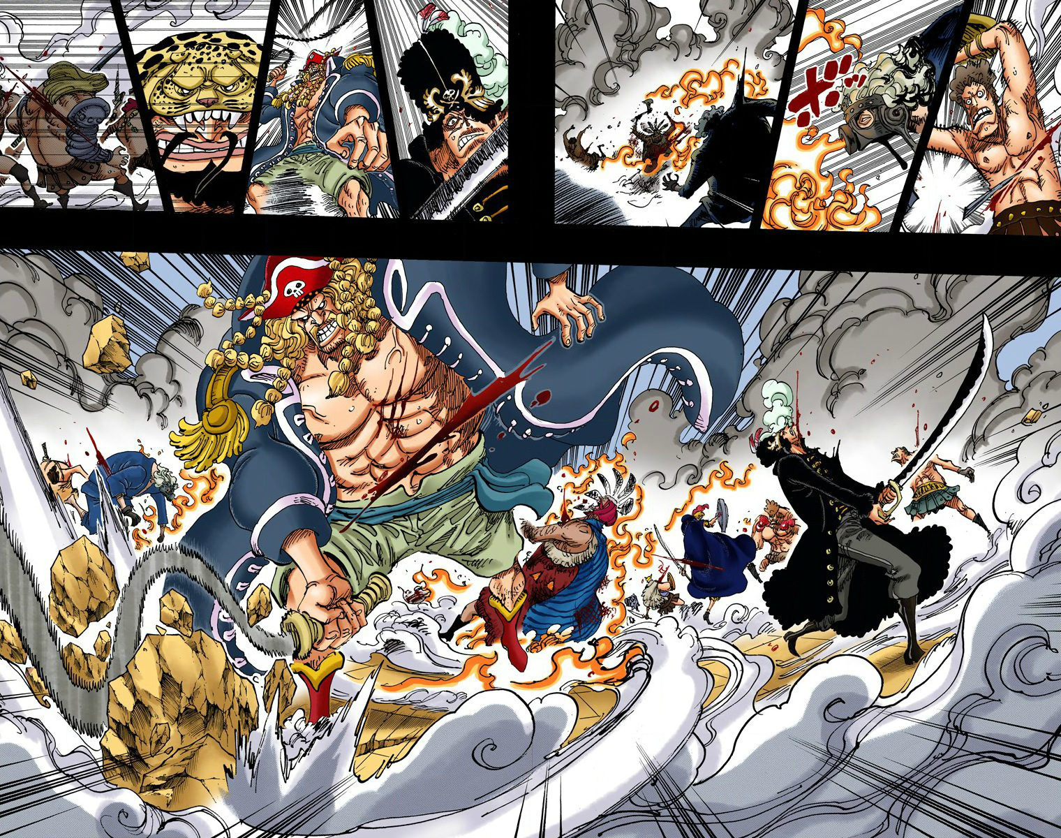 One Piece (Official Colored) Chapter 734 page 11 - 
