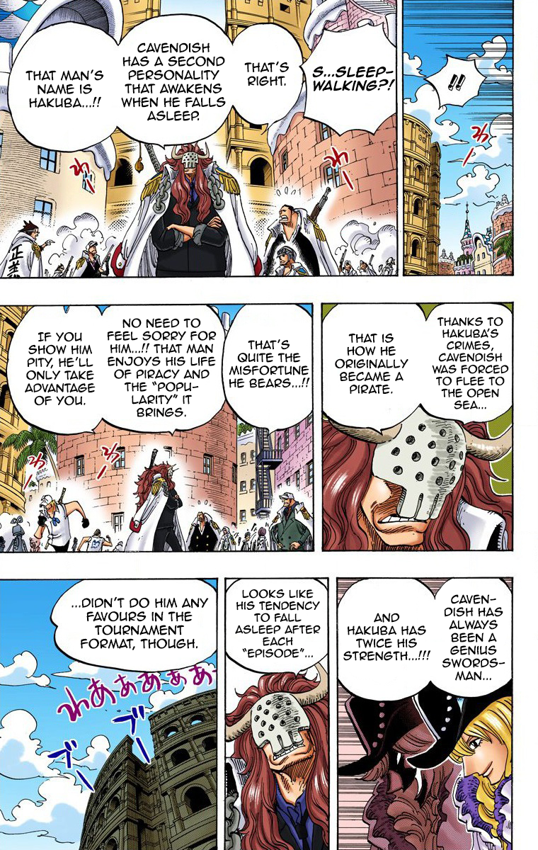 One Piece (Official Colored) Chapter 734 page 13 - 