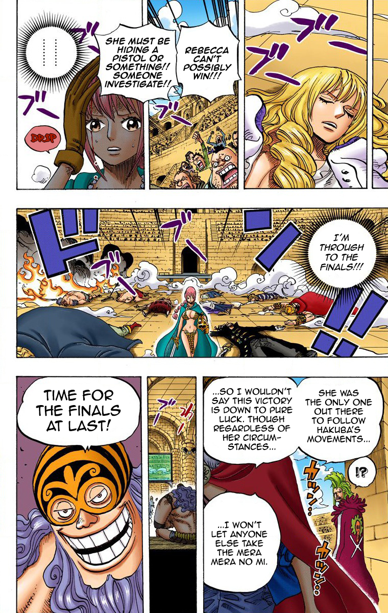 One Piece (Official Colored) Chapter 734 page 14 - 