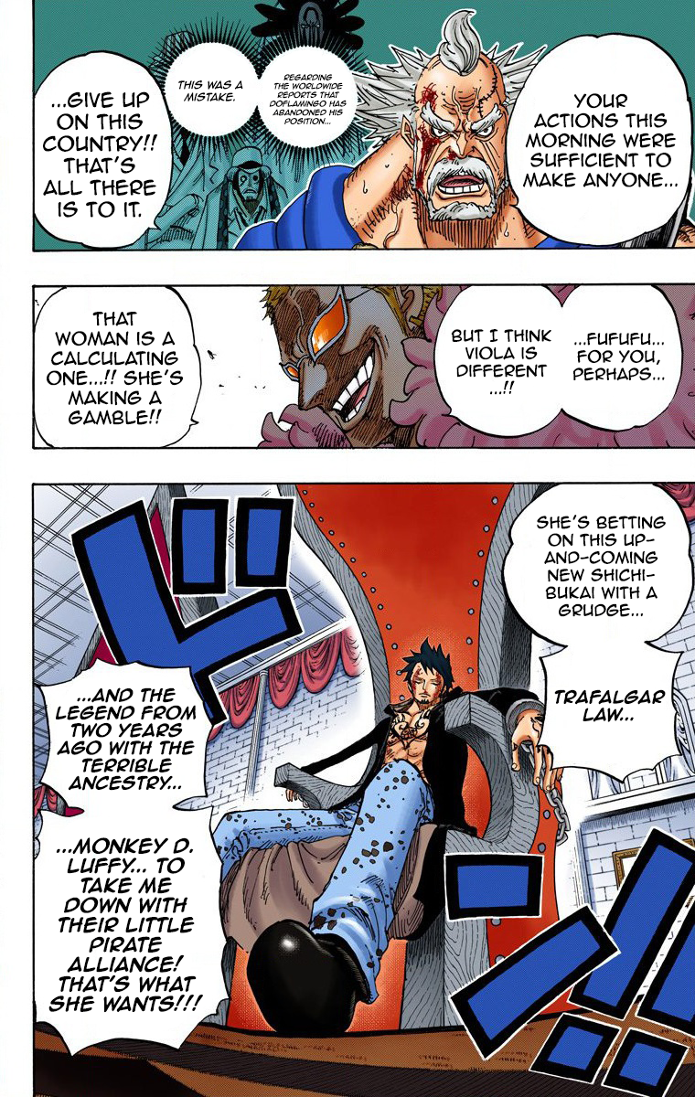 One Piece (Official Colored) Chapter 734 page 16 - 