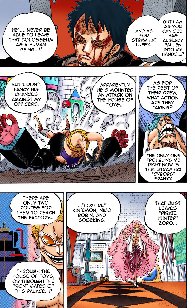 One Piece (Official Colored) Chapter 734 page 17 - 