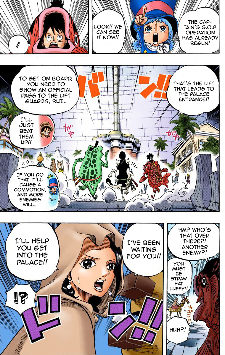 One Piece (Official Colored) Chapter 734 page 19 - 