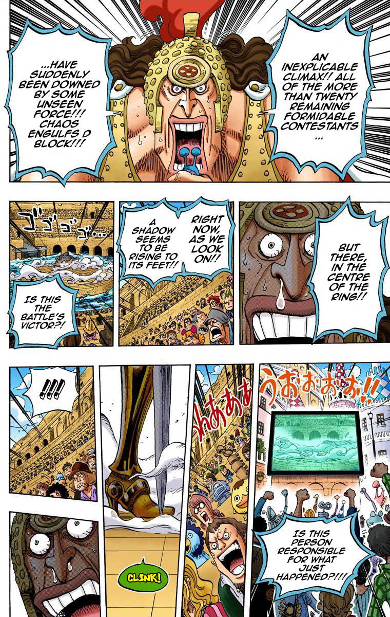 One Piece (Official Colored) Chapter 734 page 3 - 