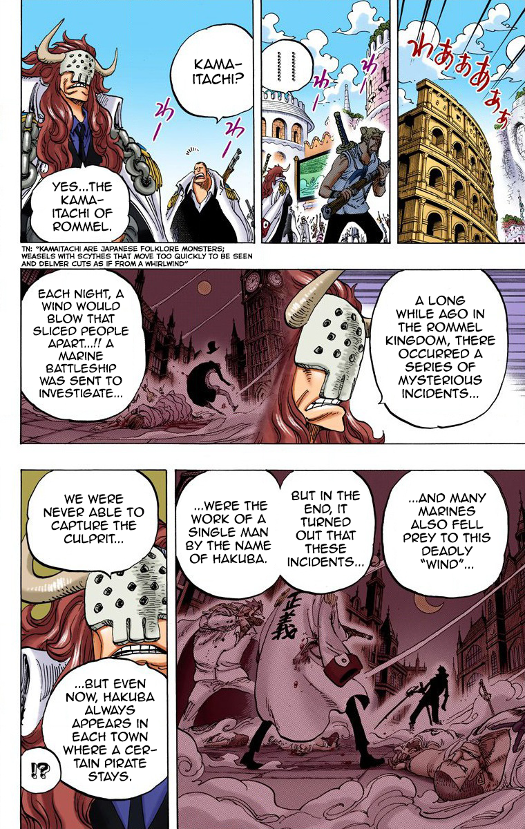 One Piece (Official Colored) Chapter 734 page 7 - 