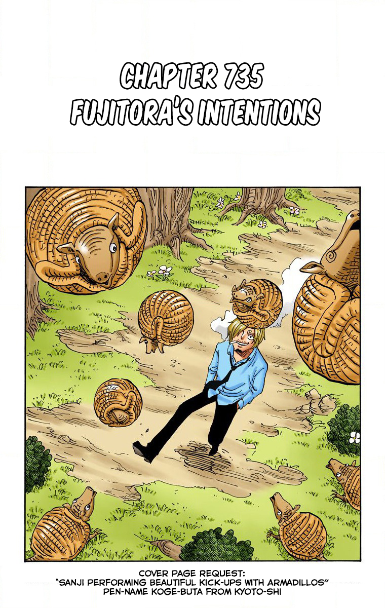 One Piece (Official Colored) Chapter 735 page 2 - 