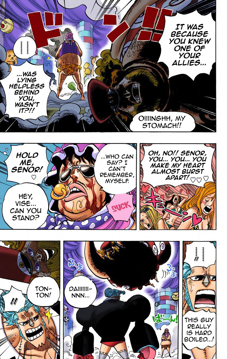 One Piece (Official Colored) Chapter 735 page 12 - 