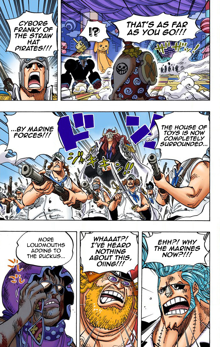 One Piece (Official Colored) Chapter 735 page 14 - 