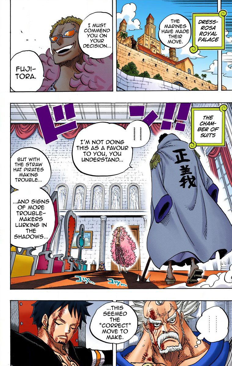 One Piece (Official Colored) Chapter 735 page 15 - 