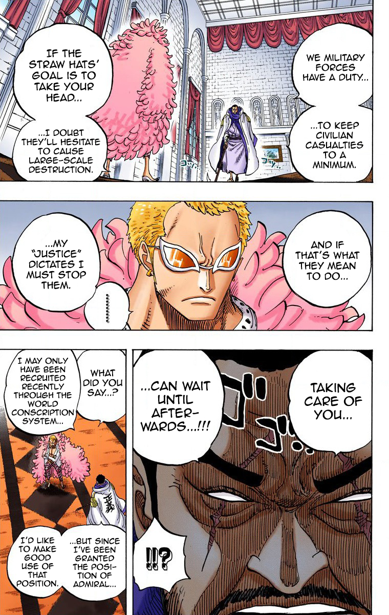 One Piece (Official Colored) Chapter 735 page 16 - 