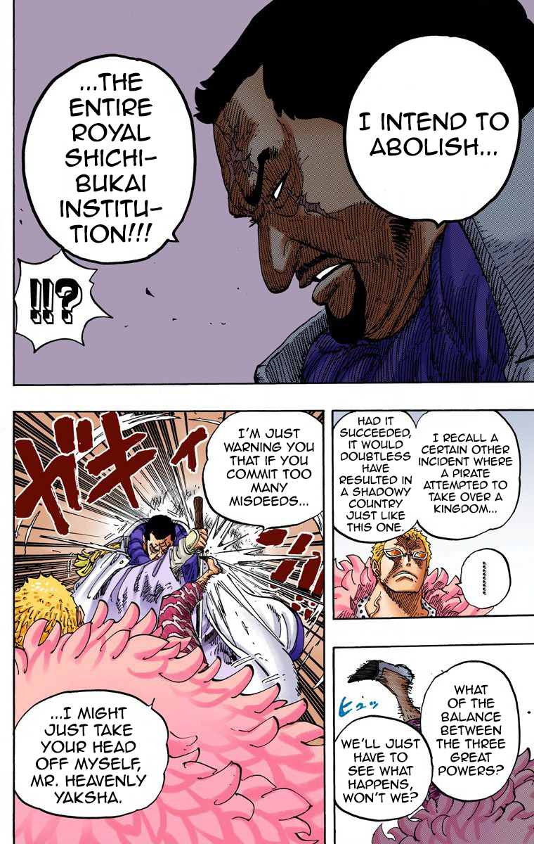 One Piece (Official Colored) Chapter 735 page 17 - 