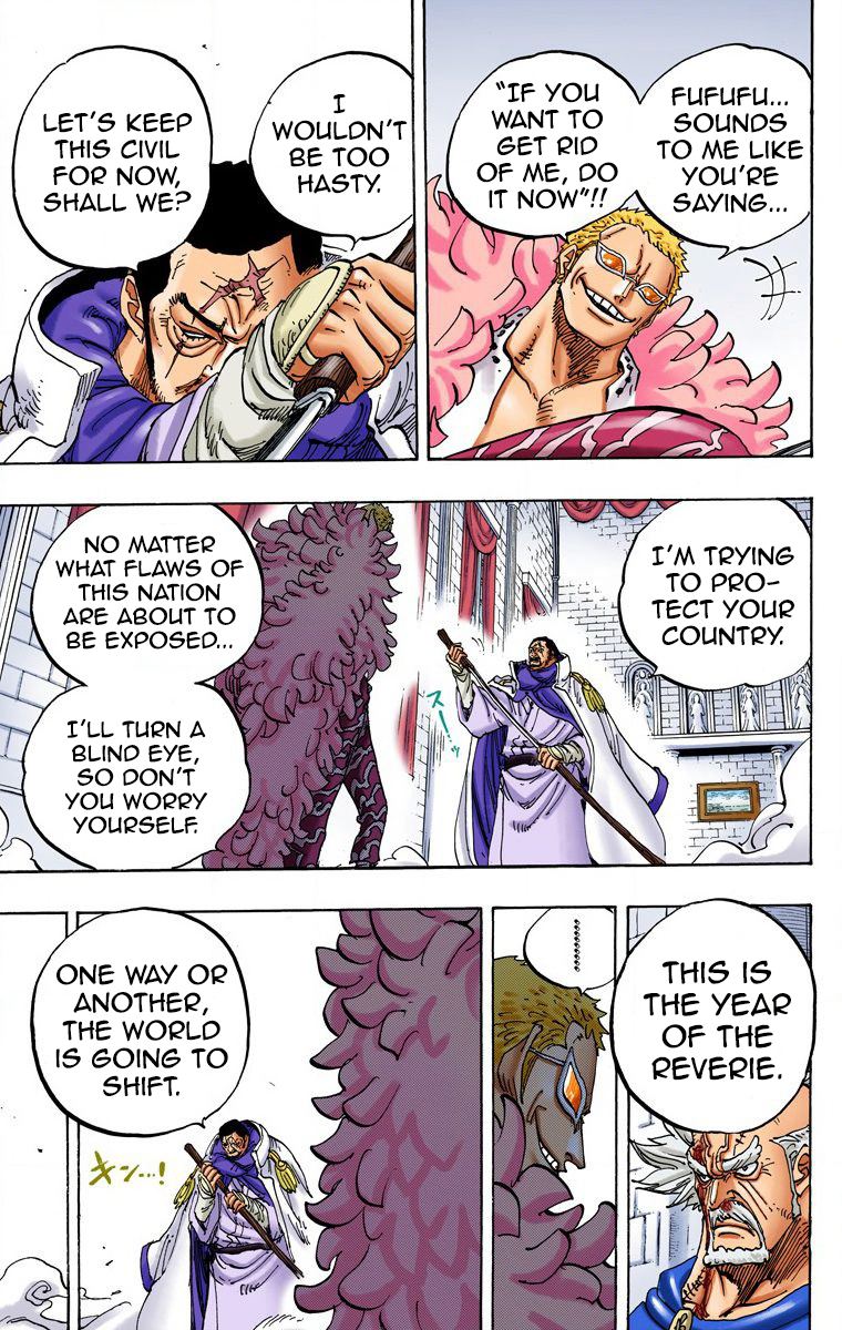 One Piece (Official Colored) Chapter 735 page 18 - 