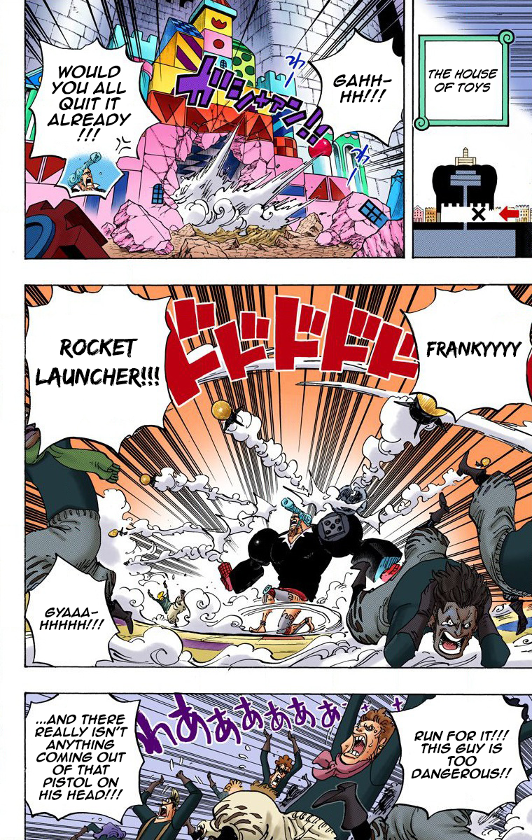 One Piece (Official Colored) Chapter 735 page 9 - 