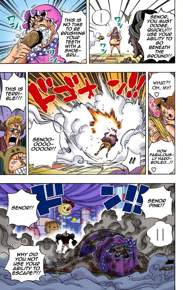 One Piece (Official Colored) Chapter 735 page 10 - 