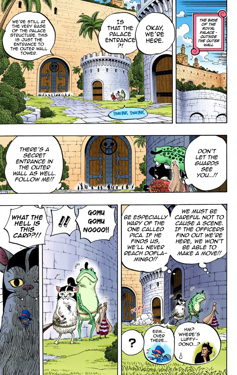 One Piece (Official Colored) Chapter 736 page 11 - 