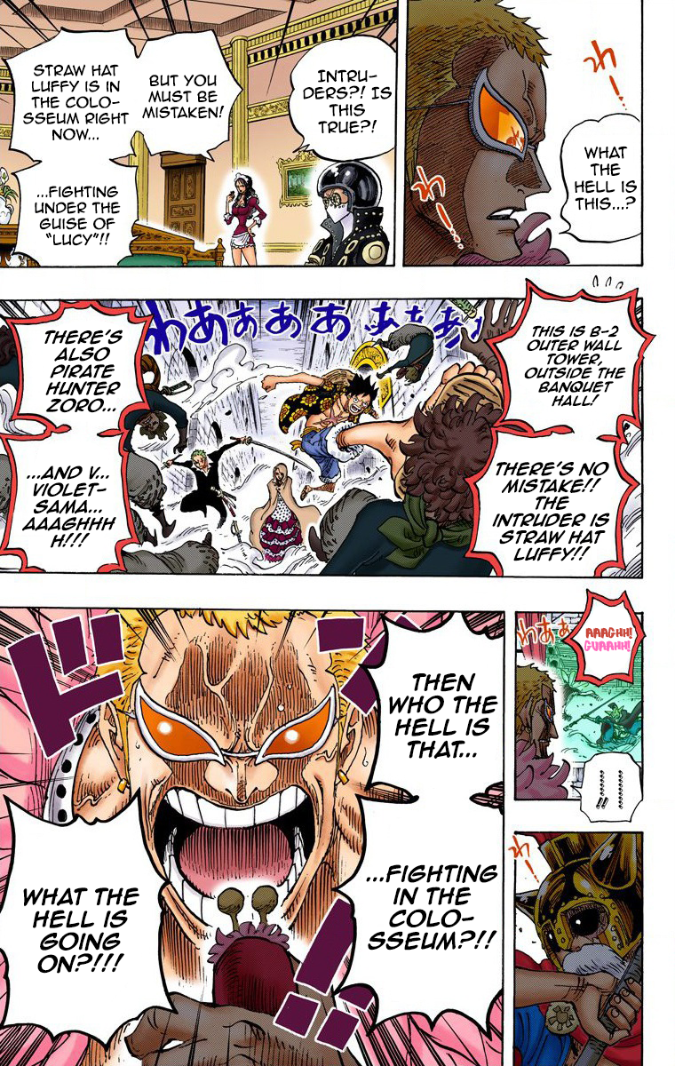 One Piece (Official Colored) Chapter 736 page 14 - 