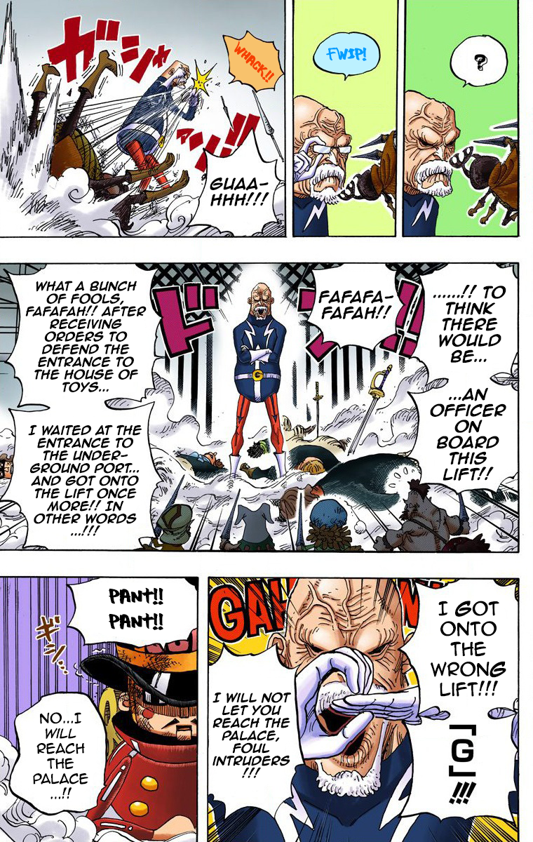 One Piece (Official Colored) Chapter 736 page 16 - 