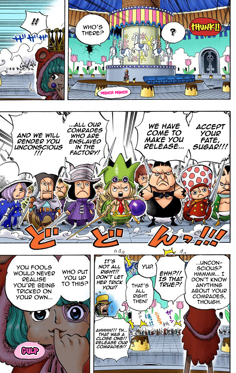 One Piece (Official Colored) Chapter 738 page 11 - 