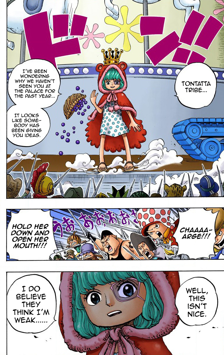 One Piece (Official Colored) Chapter 738 page 12 - 