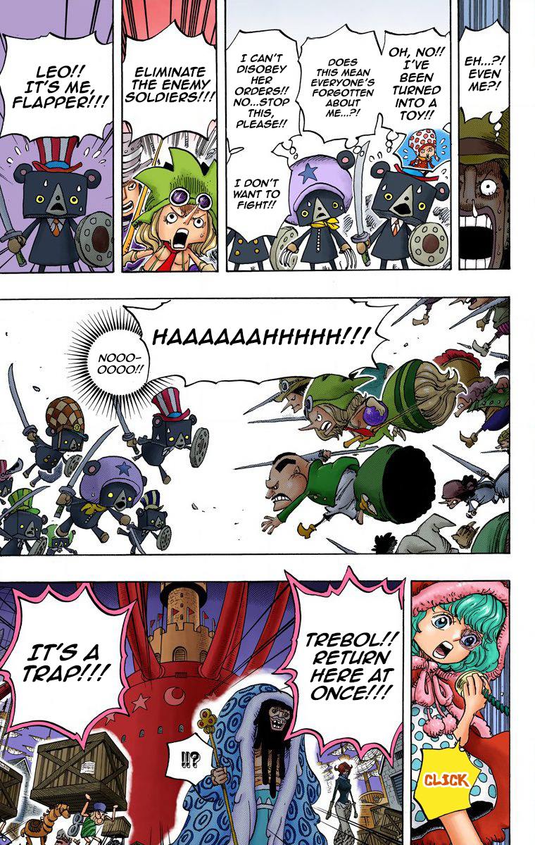 One Piece (Official Colored) Chapter 738 page 15 - 