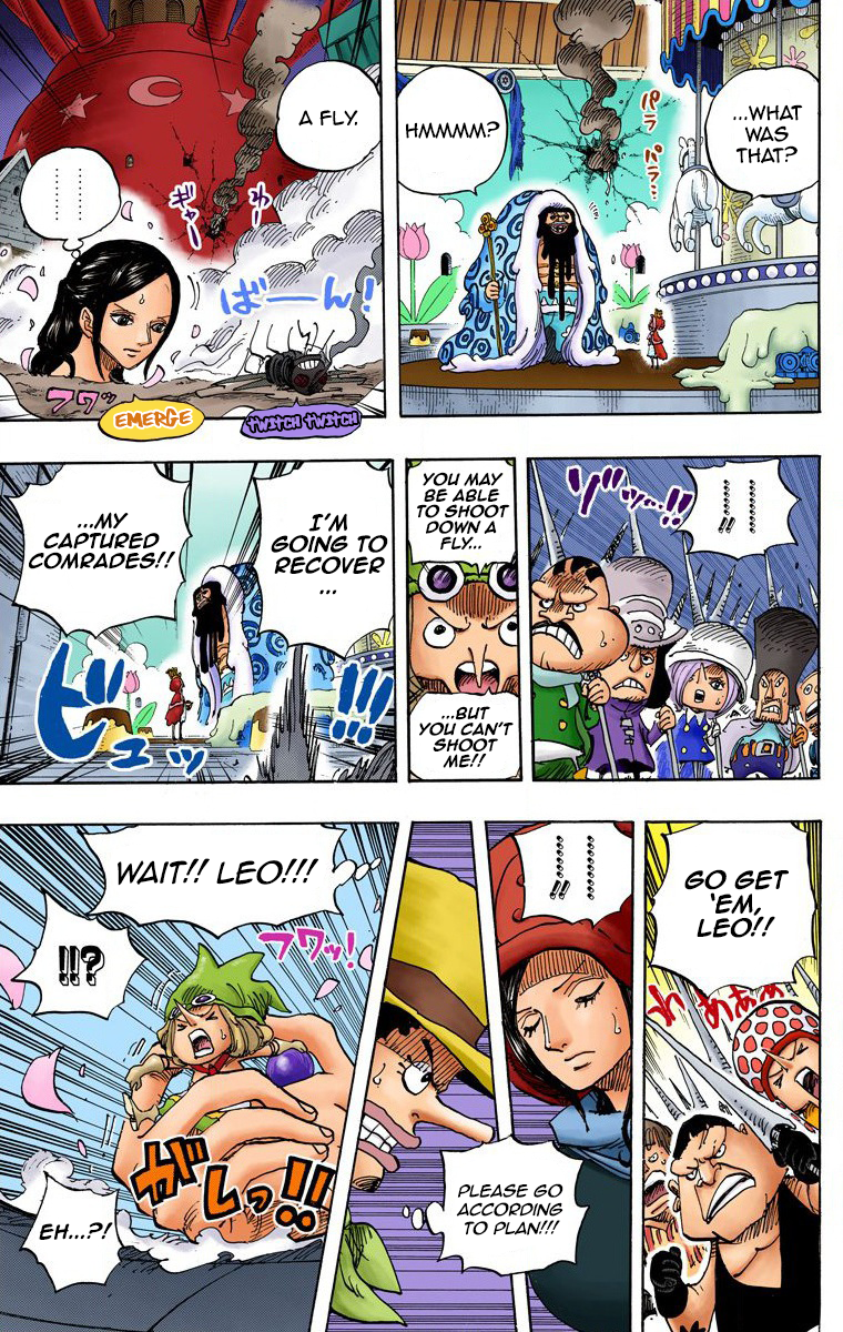 One Piece (Official Colored) Chapter 738 page 4 - 